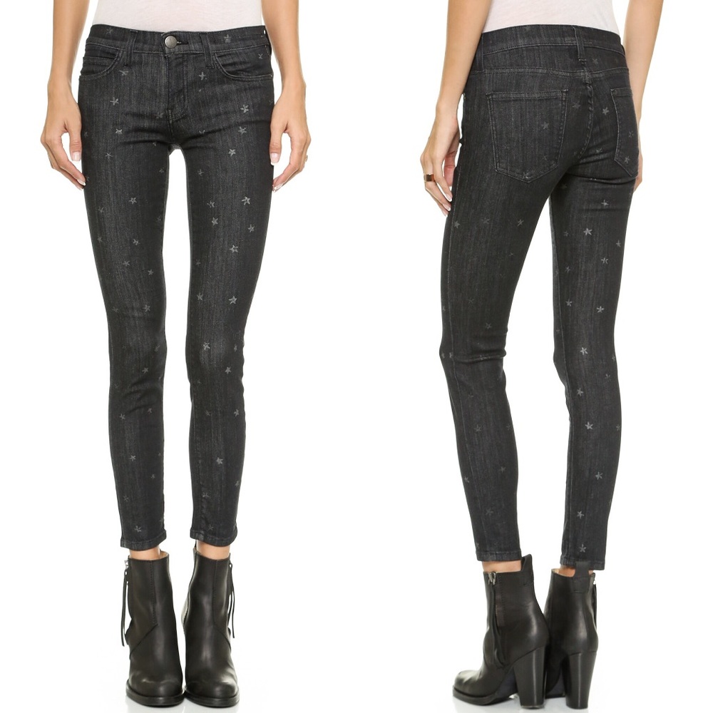 Current Elliott Dark Wash Star Stiletto Jeans